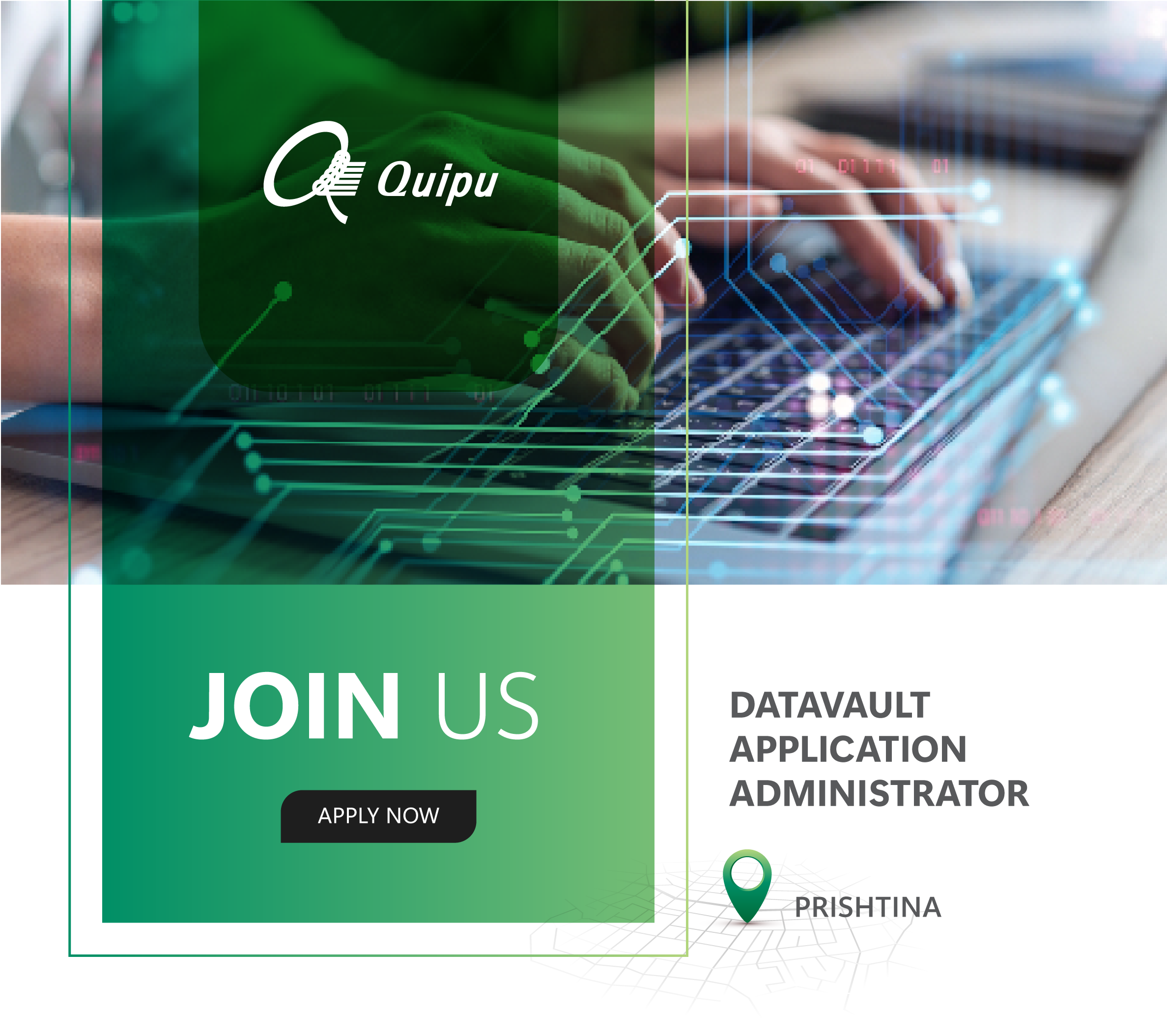 DataVault Application Administrator – Prishtina (25011)